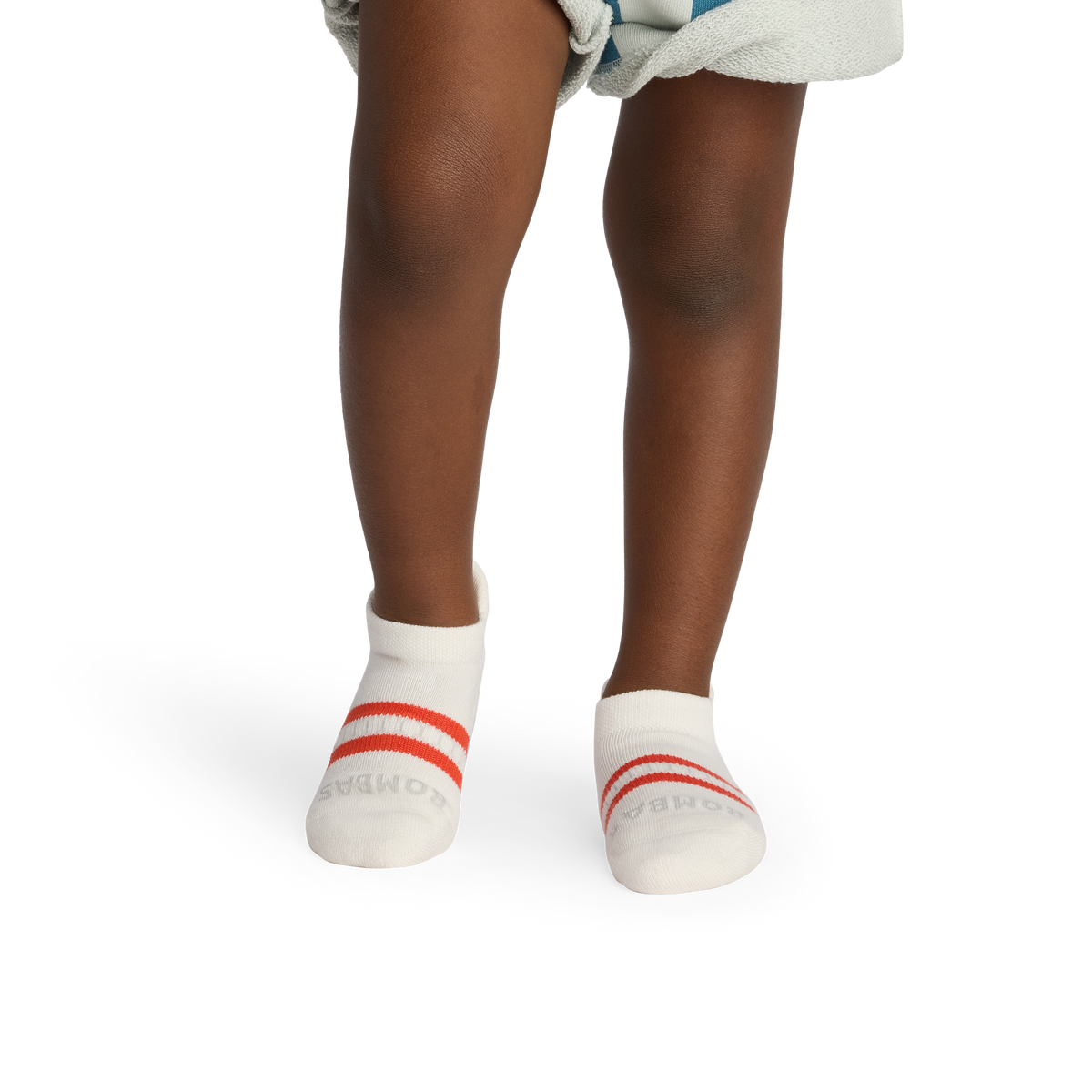Bombas Junior Solids Ankle Socks 4-Pack - Kids Midweight Seamless Socks