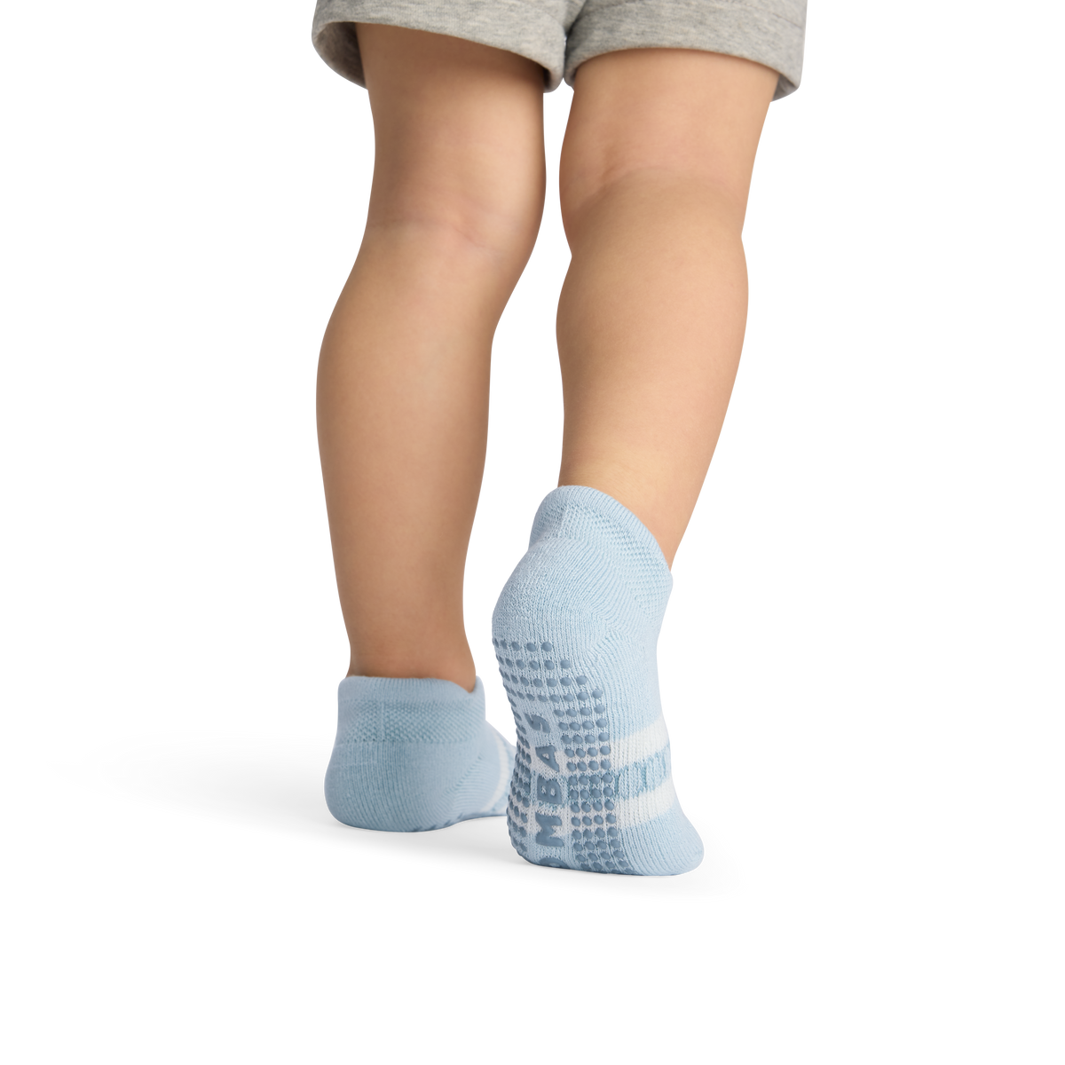 Bombas Toddler Solids Gripper Ankle Socks 4-Pack - Kids Non-Slip Socks