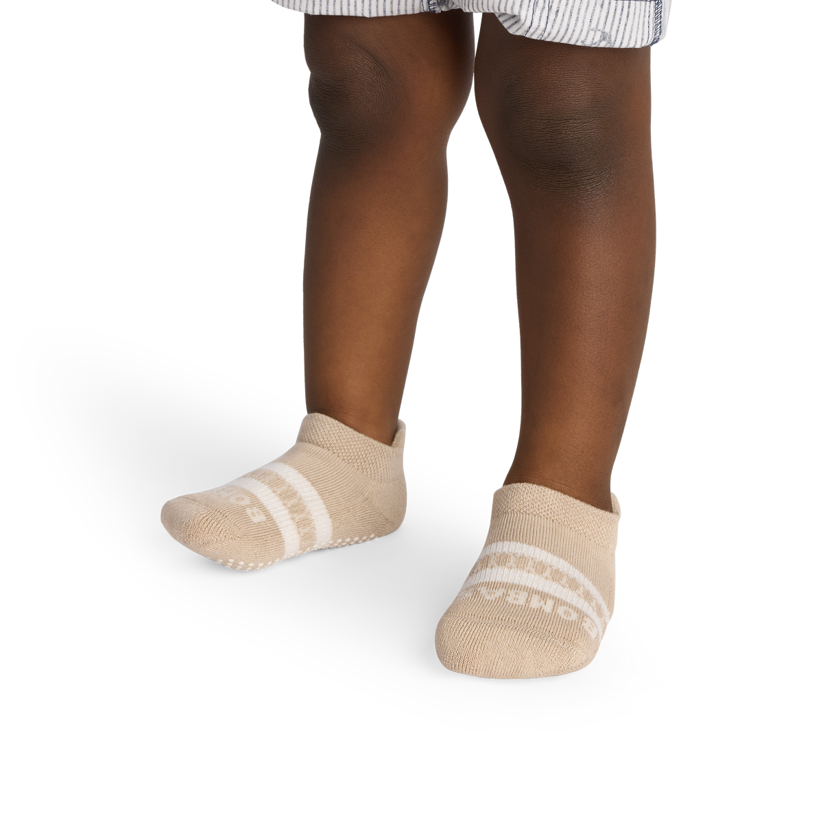 Bombas Toddler Solids Gripper Ankle Socks 4-Pack - Kids Non-Slip Socks