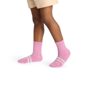 Bombas Junior Solids Calf Socks 4-Pack - Kids Midweight Seamless Socks