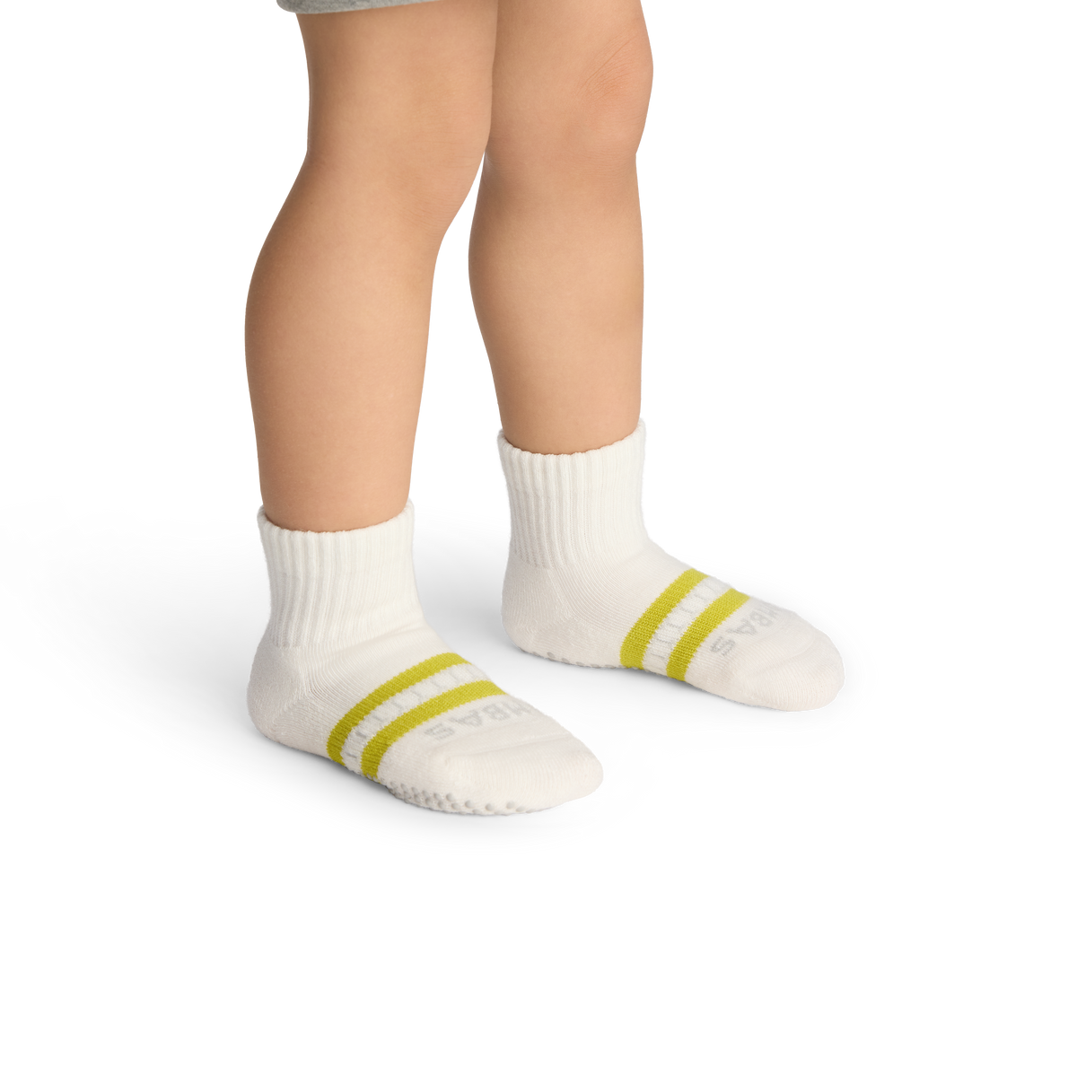 Bombas Toddler Solids Gripper Calf Socks 4-Pack - Kids Non-Slip Socks