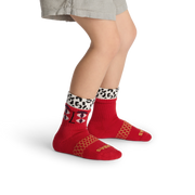 Bombas Junior Eye Spy Calf Socks 4-Pack - Kids Seamless Toe Arch Support Socks