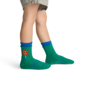 Bombas Junior Eye Spy Calf Socks 4-Pack - Kids Seamless Toe Arch Support Socks