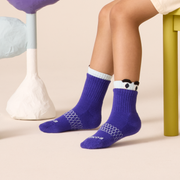 Bombas Junior Eye Spy Calf Socks 4-Pack - Kids Seamless Toe Arch Support Socks