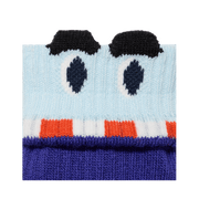 Bombas Junior Eye Spy Calf Socks 4-Pack - Kids Seamless Toe Arch Support Socks