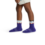 Bombas Junior Eye Spy Calf Socks 4-Pack - Kids Seamless Toe Arch Support Socks
