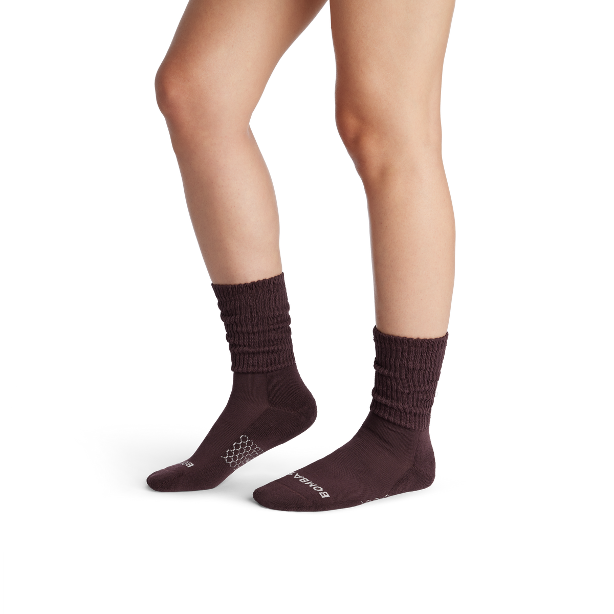 Bombas Women's Slouchy Rib Calf Sock 4-Pack