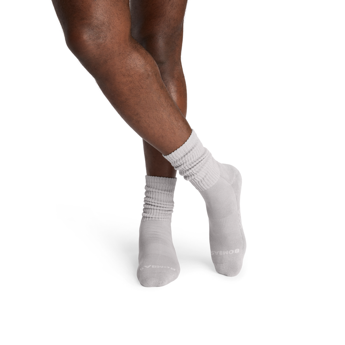 Bombas Men's Slouchy Rib Calf Sock 4-Pack