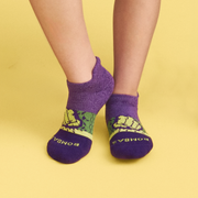 Marvel Bombas Youth Ankle Socks 4-Pack Gift Box - Captain America Iron Man Hulk Spider-Man
