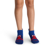 Marvel Bombas Youth Ankle Socks 4-Pack Gift Box - Captain America Iron Man Hulk Spider-Man