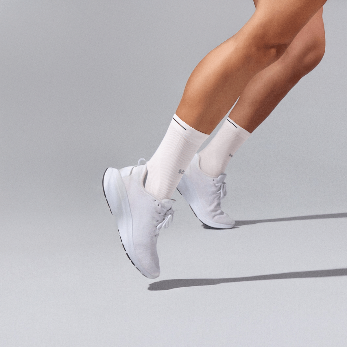 Bombas Women's RunPro Half Calf Socks, Targeted Compression Running Socks