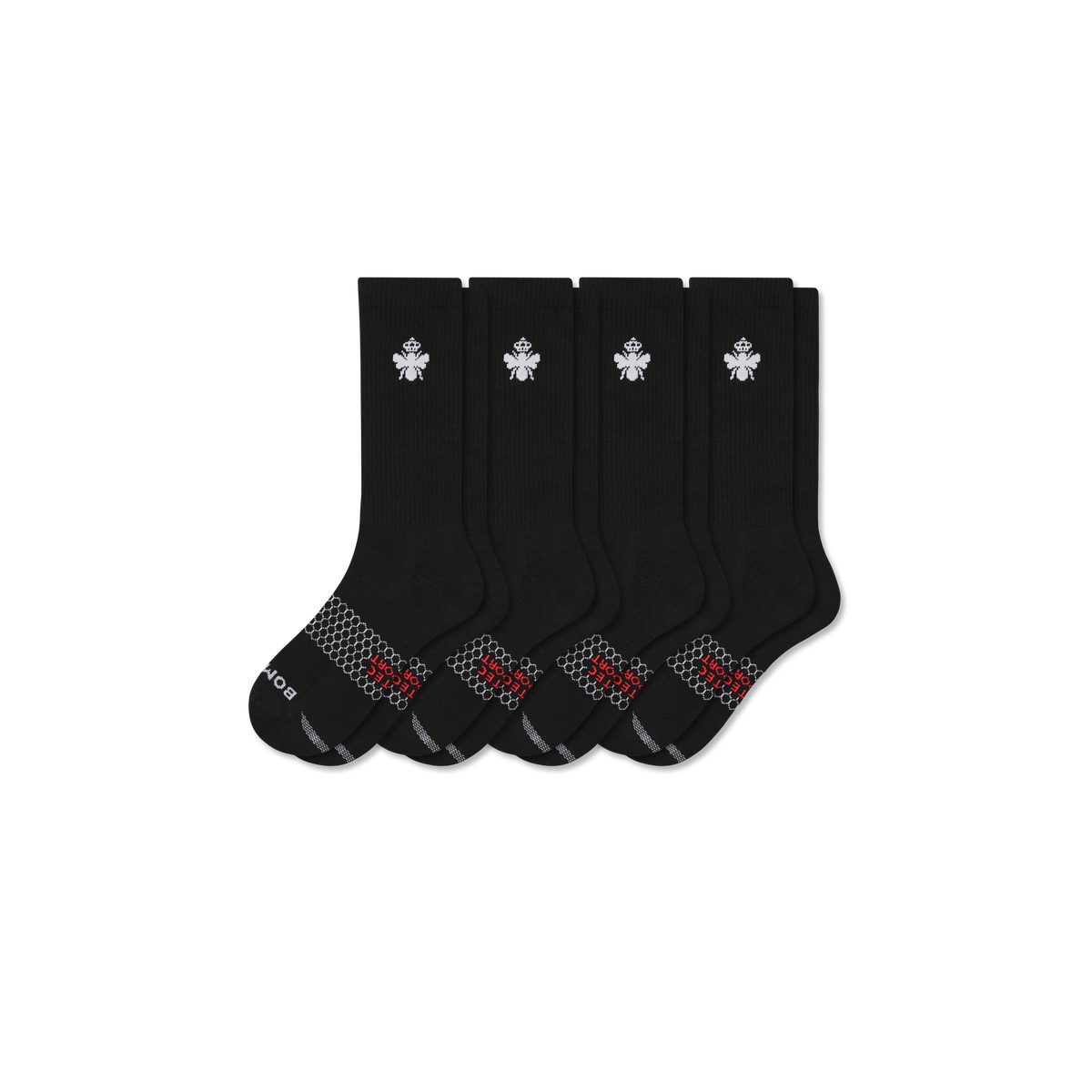 Bombas Women's All Sport Calf Socks 4-Pack, Cushioned Athletic Socks