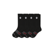 Bombas Women's All Sport Calf Socks 4-Pack, Cushioned Athletic Socks