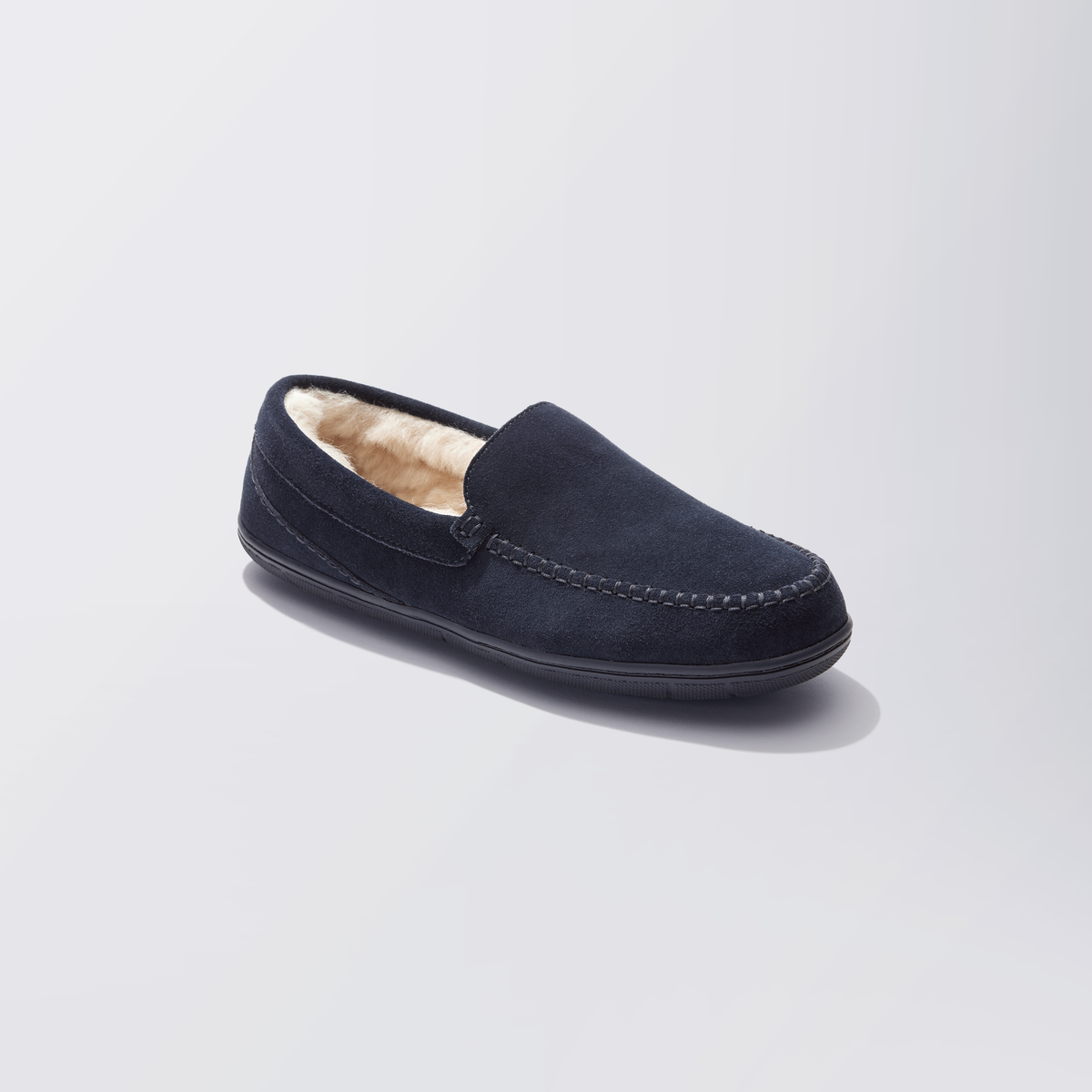 Bombas Men's Suede Moccasin Slipper