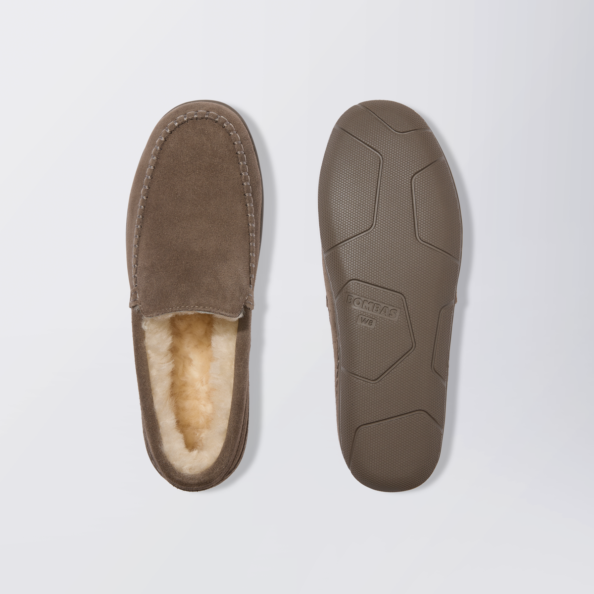 Bombas Women's Suede Moccasin Slipper