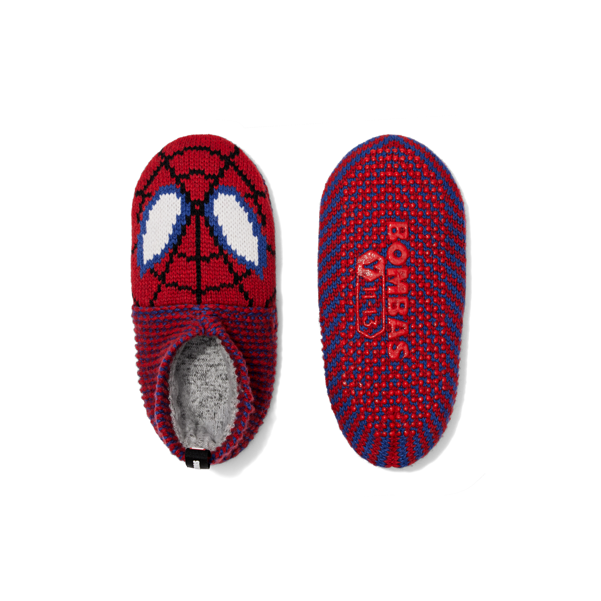 Marvel Bombas Youth Gripper Slipper - Kids Non-Slip Slippers