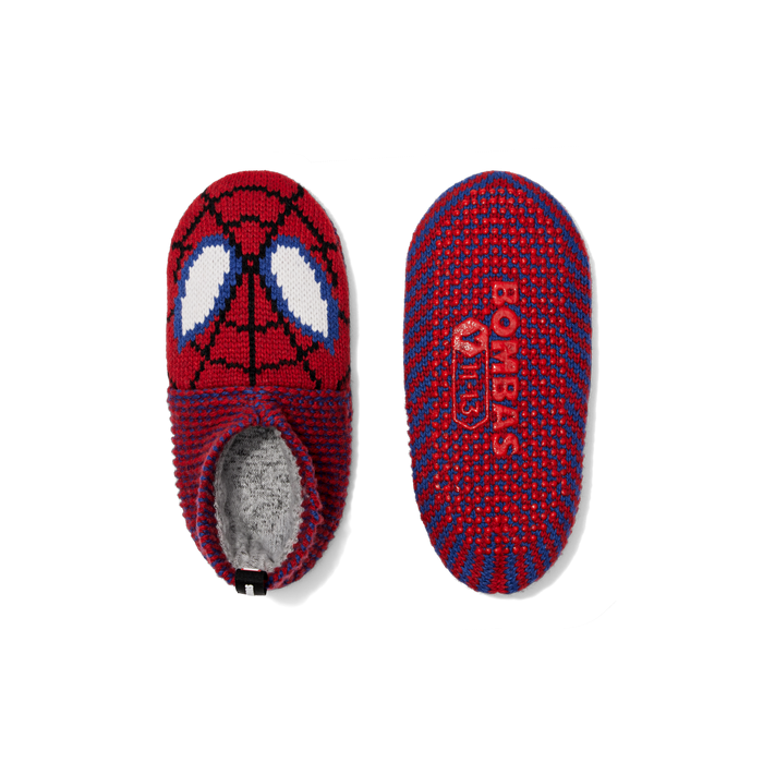 Marvel Bombas Youth Gripper Slipper - Kids Non-Slip Slippers