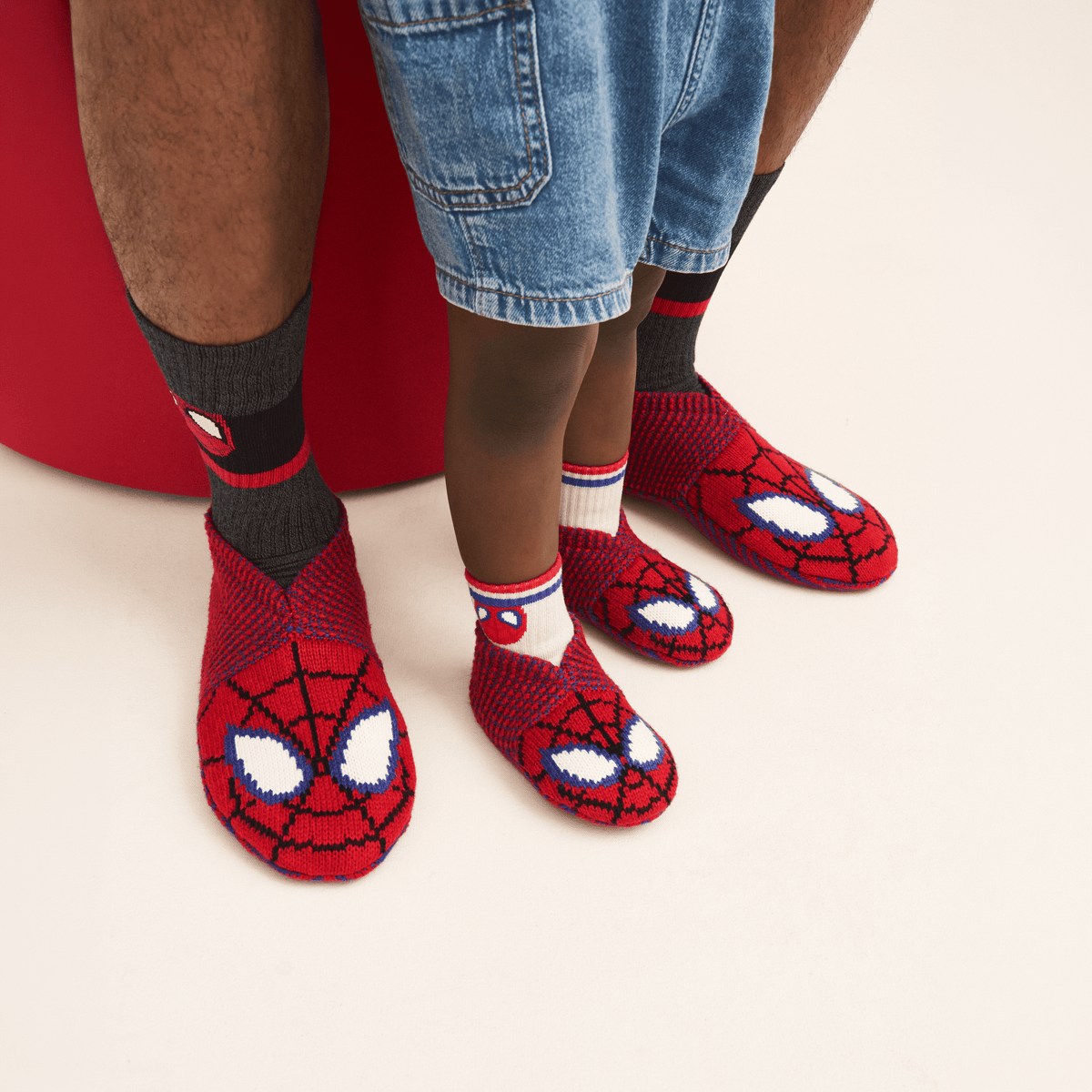 Marvel Bombas Toddler Gripper Slipper - Kids Non-Slip Slippers