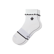 Bombas Women's Ruffle Sport Half Calf Socks 3-Pack, Lightweight Athletic Socks