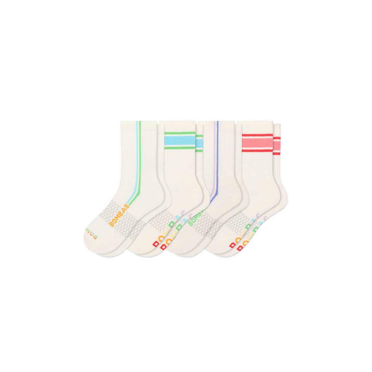 Bombas Pride Half Calf Sock 4-Pack