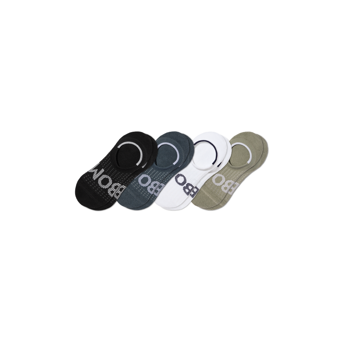 Bombas Men's All Sport Cushioned No Show Socks 4-Pack