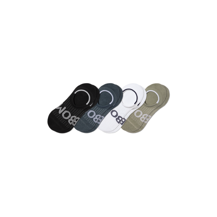 Bombas Men's All Sport Cushioned No Show Socks 4-Pack