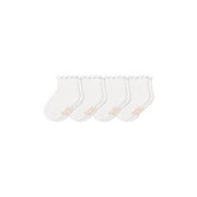 Bombas Baby Ruffle Rib Calf Socks 4-Pack (6-12 Months)