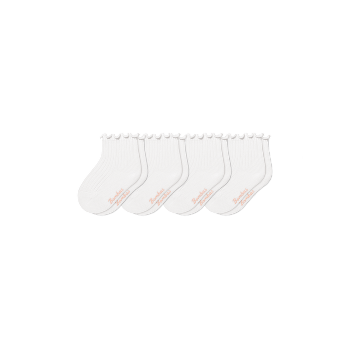 Bombas Baby Ruffle Rib Calf Socks 4-Pack (6-12 Months)