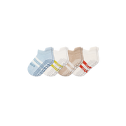 Bombas Toddler Solids Gripper Ankle Socks 4-Pack - Kids Non-Slip Socks