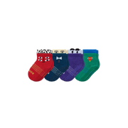 Bombas Toddler Eye Spy Gripper Calf Socks 4-Pack - Kids Non-Slip Socks