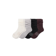 Bombas Women's Slouchy Rib Calf Sock 4-Pack