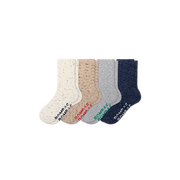 Bombas Men's Chunky Ragg Half Calf Sock 4-Pack