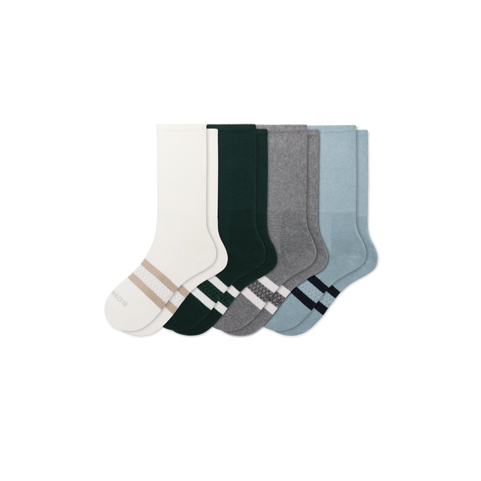 Bombas Women's Wide Calf Socks 4-Pack - Midweight Wide Calf-Friendly Socks