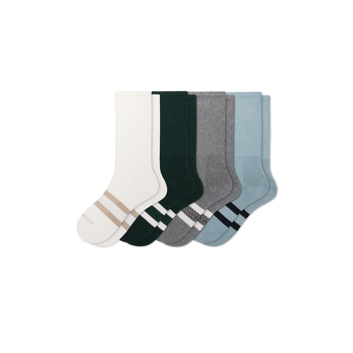 Bombas Men's Wide Calf Sock 4-Pack