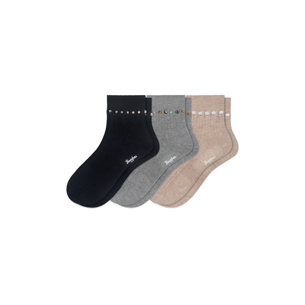 Bombas Women's Anklet Quarter Sock 3-Pack