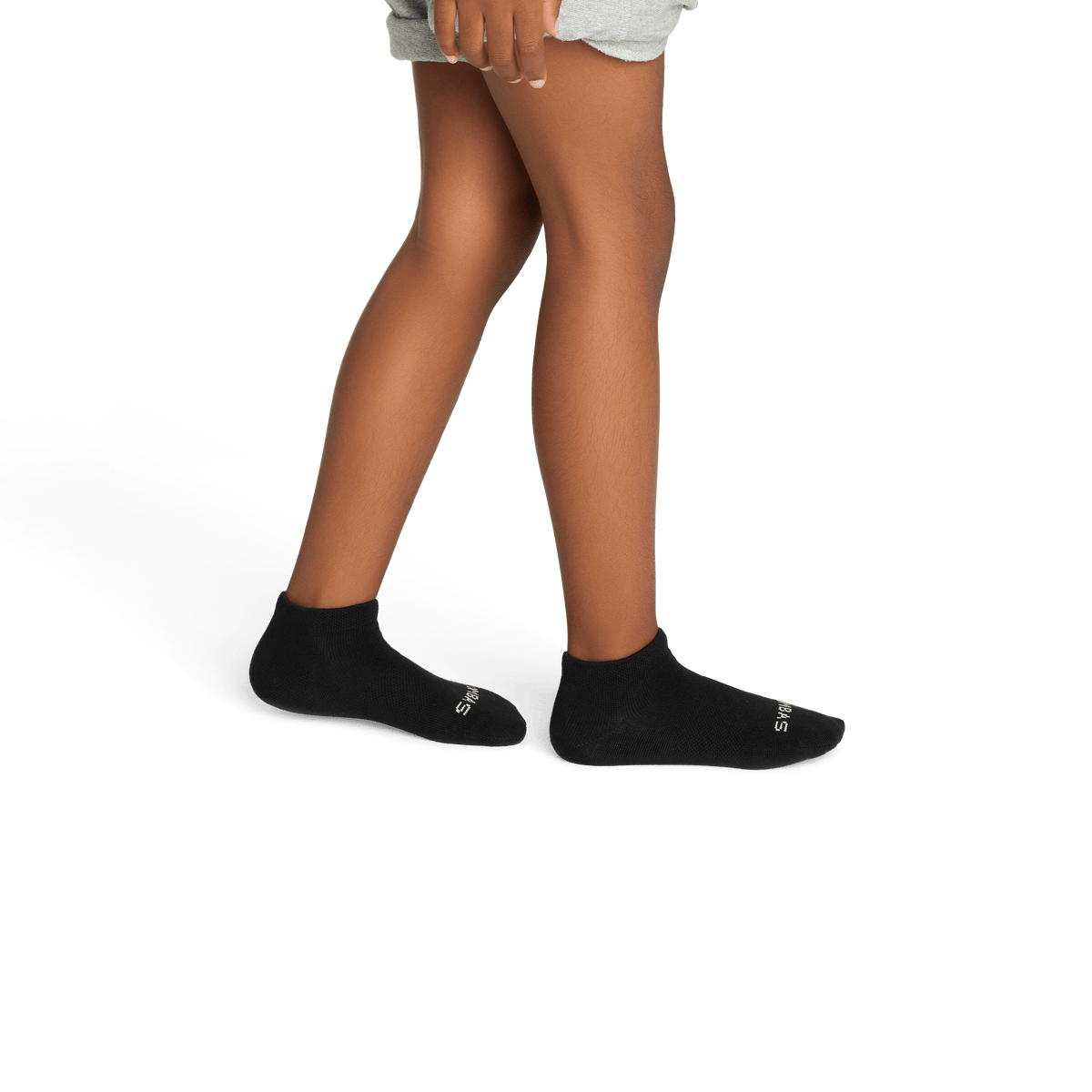 Bombas Junior Lightweight Ankle Socks 12-Pack - Kids Seamless Cotton Socks