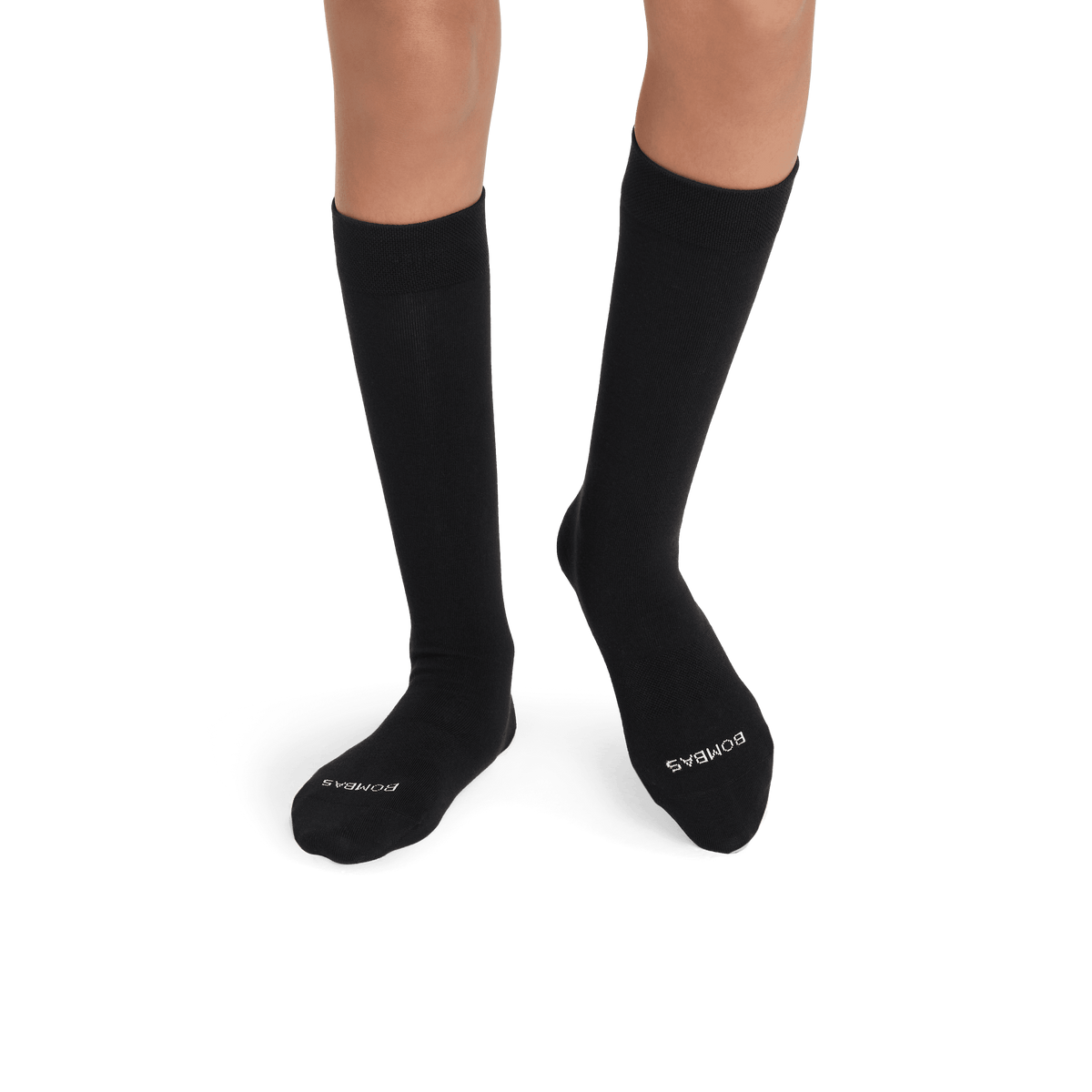 Bombas Youth Lightweight Knee High Socks 4-Pack - Kids Flat Knit Socks