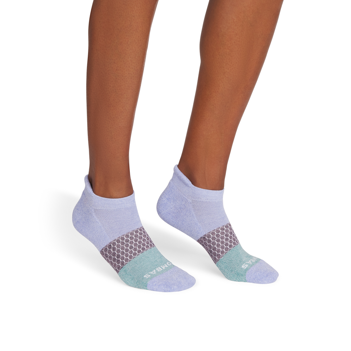 Bombas Women's Tri-Block Ankle Socks 12-Pack - Midweight Cushioned Socks