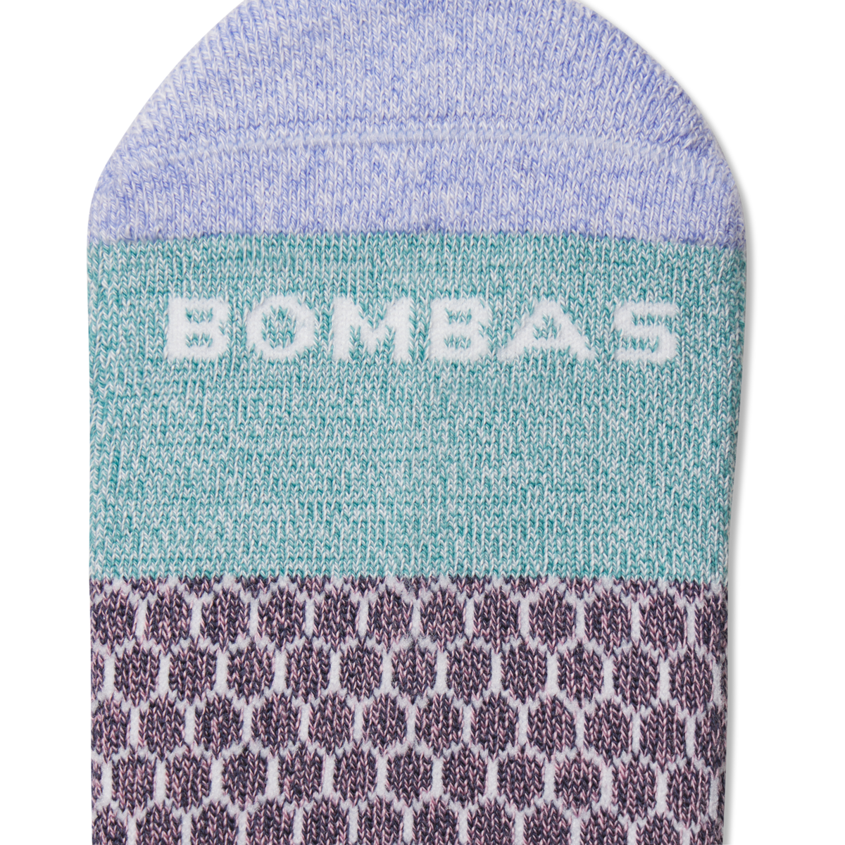 Bombas Youth Tri-Block Ankle Socks 6-Pack - Kids Midweight Cotton Socks