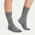 Bombas Youth Lightweight Calf Socks 4-Pack - Kids Flat Knit Seamless Toe Socks