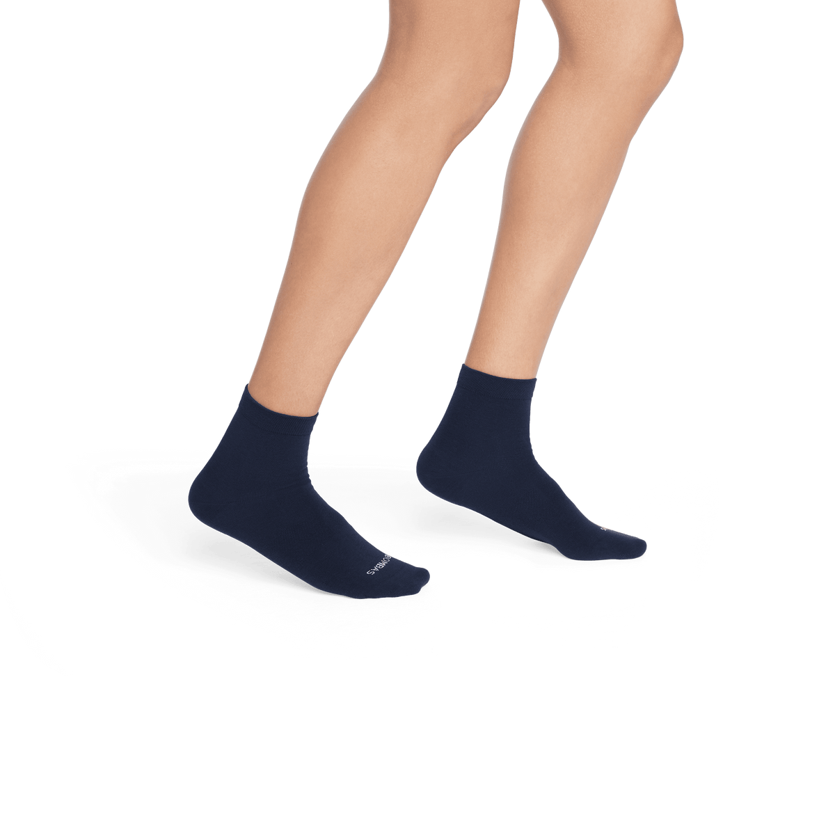 Bombas Women's Lightweight Quarter Socks - Ultra Lightweight Flat Knit Socks