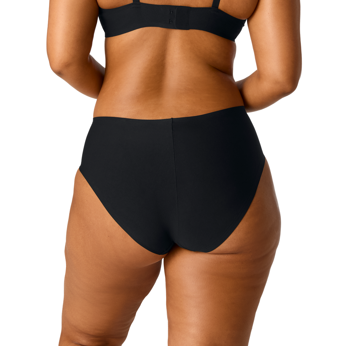 Bombas Women's No Show Plunge Bralette + High Rise Brief Pack