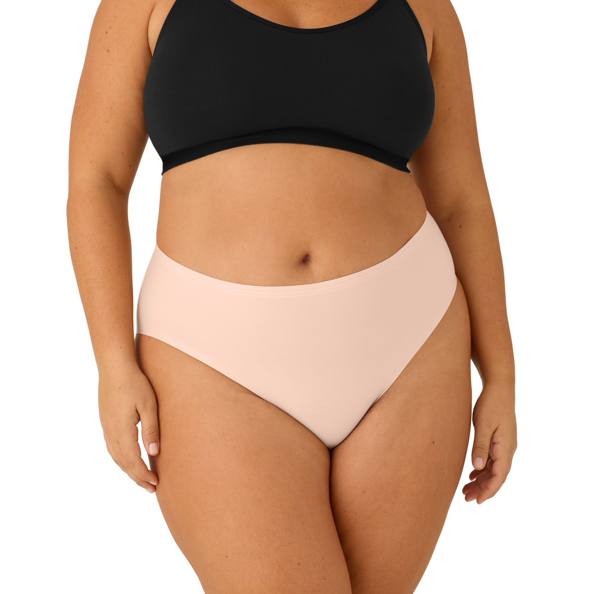 Bombas Women's No Show High Rise Brief 3-Pack