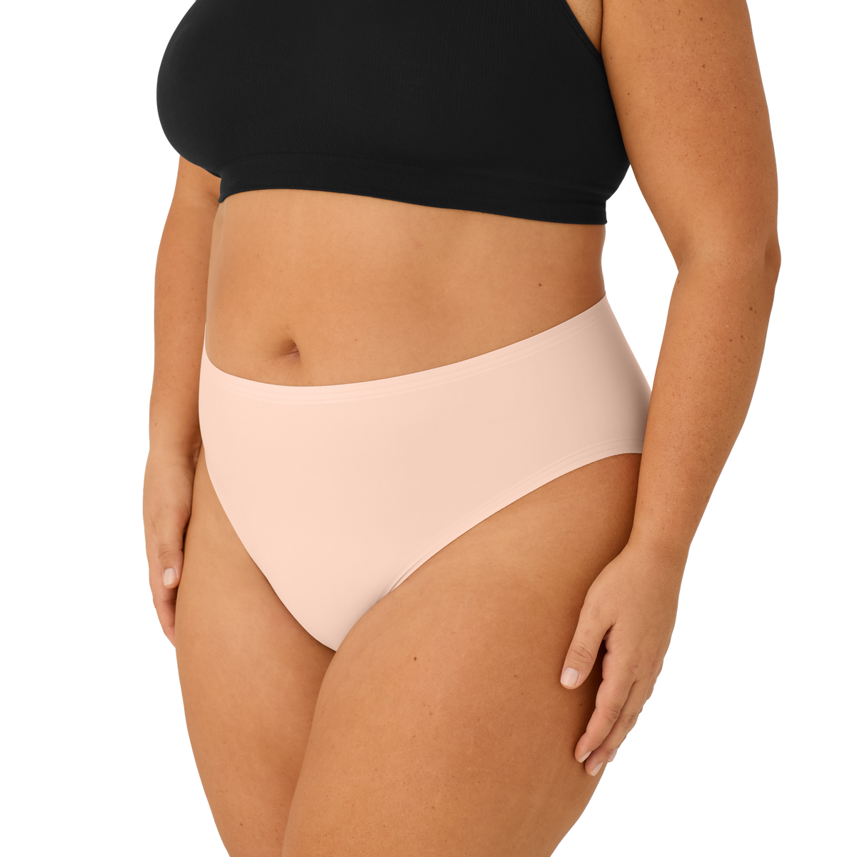 Bombas Women's No Show High Rise Brief 3-Pack