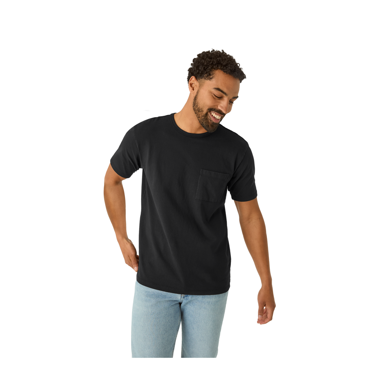 Bombas Men's Premium Weight Pocket Crew Neck T-Shirt 6-Pack