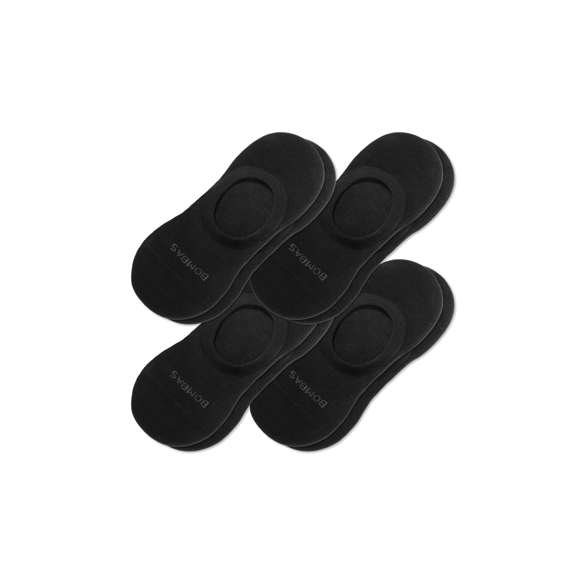 Bombas Women's Lightweight No Show Sock 4-Pack