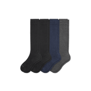 Bombas Men's Dress Over the Calf Sock 4-Pack