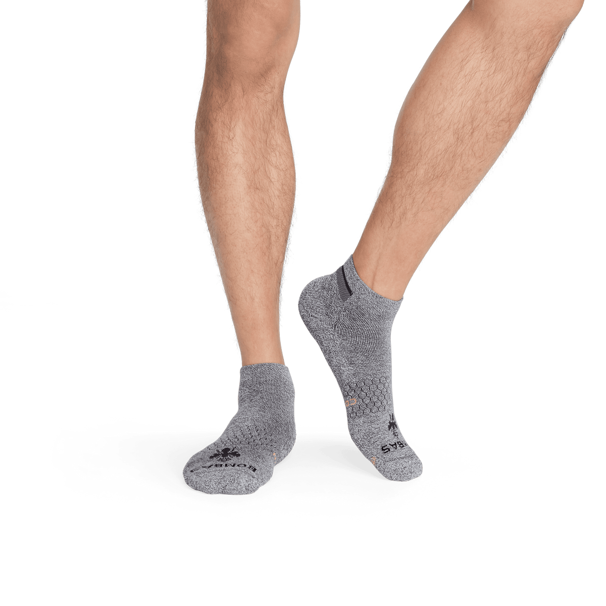 Bombas Men's Firm Compression Ankle Socks 6-Pack