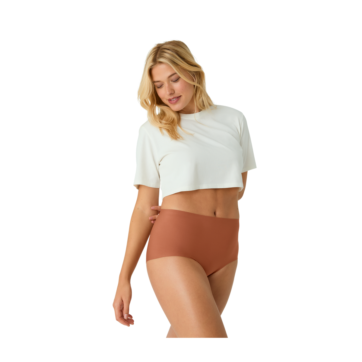 Bombas Women's No Show High Rise Full Brief