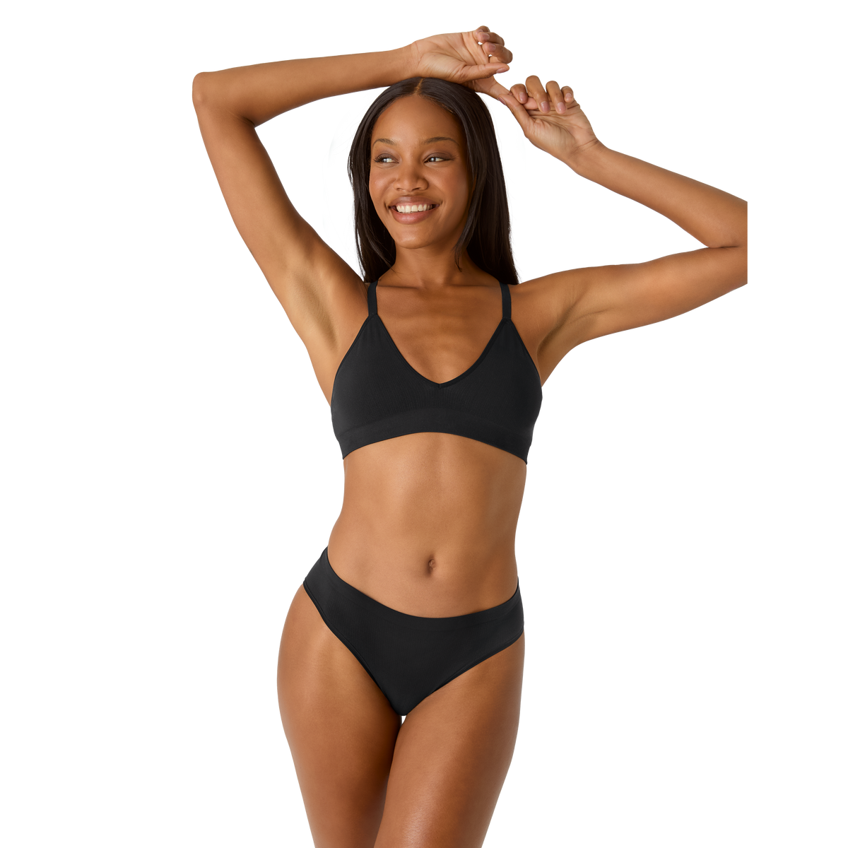 Bombas Women's Seamless Triangle Bralette + Brief Pack